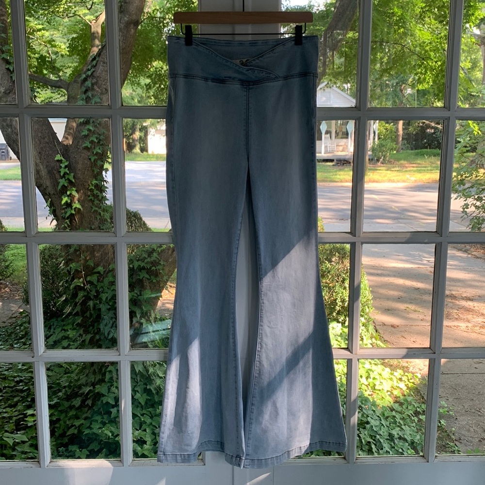 Free People Venice Beach Flare Jeans, 30